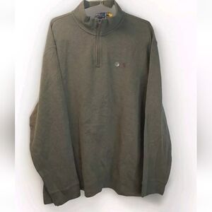 Polo Raph Lauren Estate Rib Sweater Top Men 2X XXL Green Holiday Preppy Fall Nwt